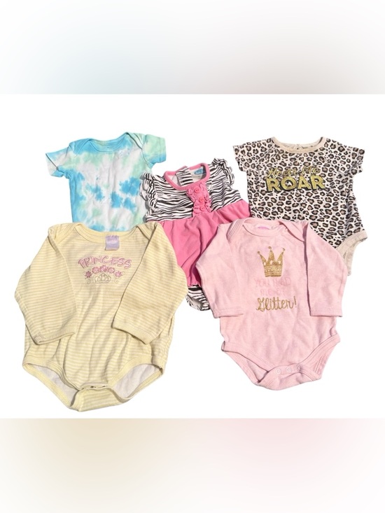 Other - Girls 3-6M Onesie & Outfit Bundle | 5 Piece Mix | Cute Prints & Graphics